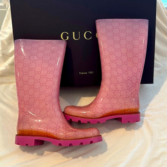 Gucci Rain Boots - Picture 1 of 12